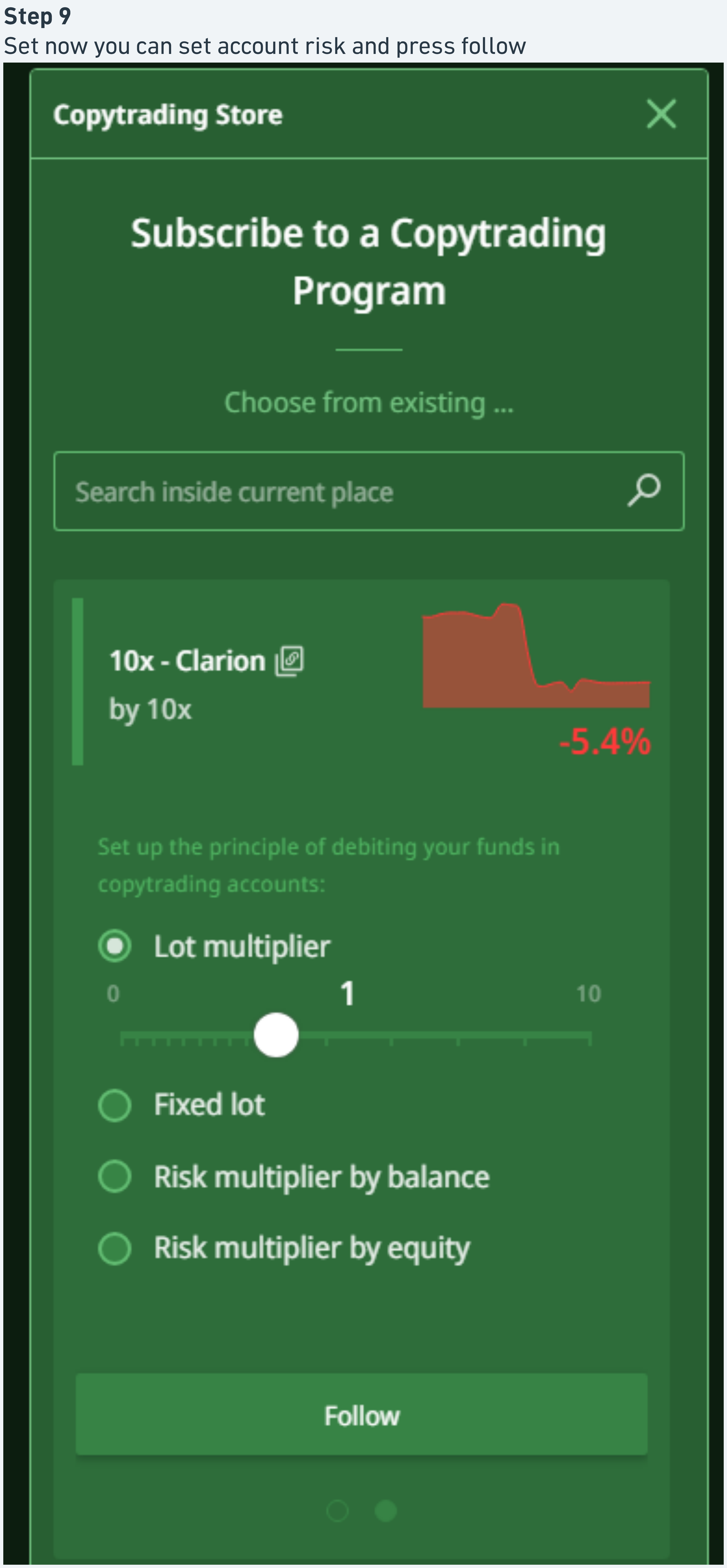 Risk selection with three options